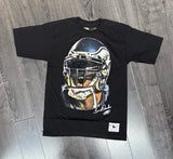 Philadelphia Eagles Mens T-Shirt Mitchell & Ness Big Face Brian Dawkins Tee Black