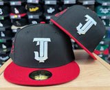 Toros de Tijuana New Era 59Fifty 04 Patch Fitted Black Red Hat Cap Black UV