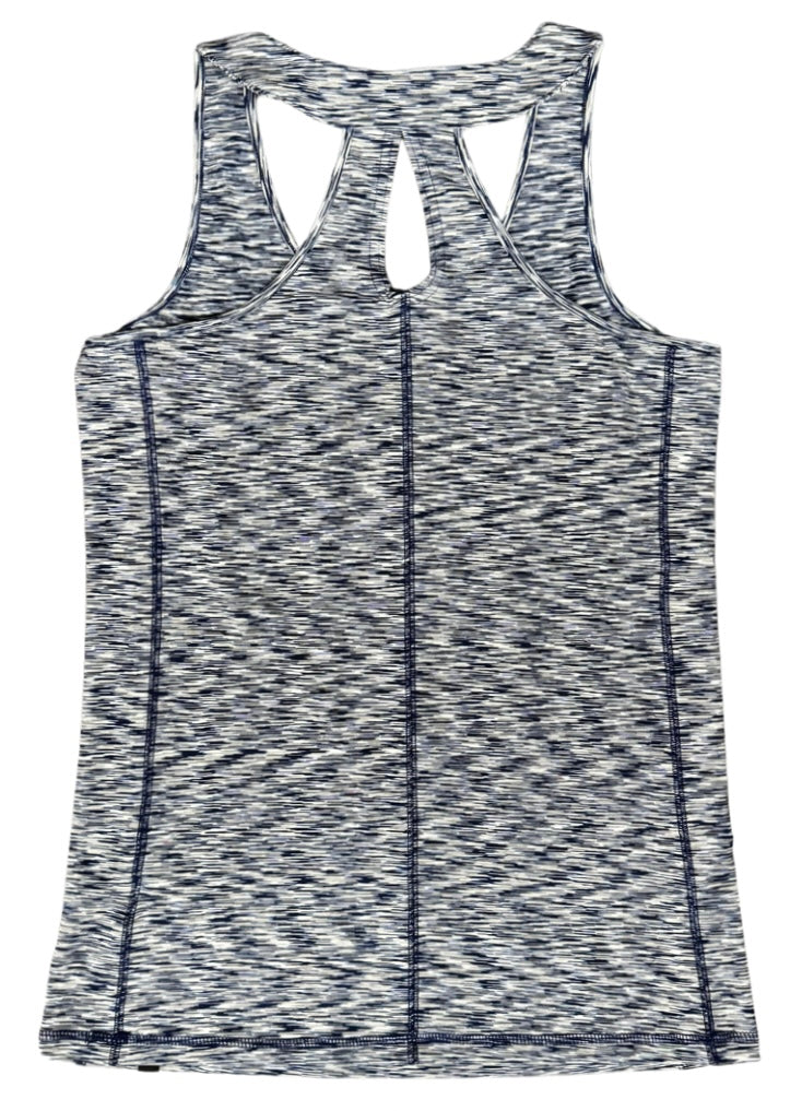 Los Angeles Dodgers Womens New Era Racerback Tank Top Heather Blue - THE 4TH QUARTER