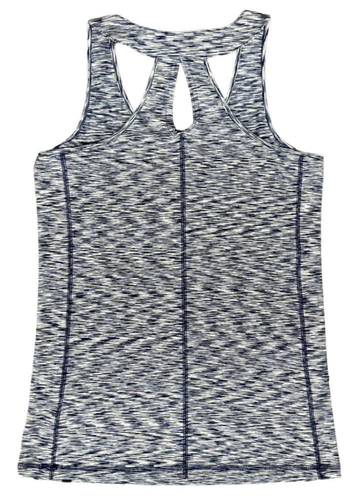 Los Angeles Dodgers Womens New Era Racerback Tank Top Heather Blue - THE 4TH QUARTER