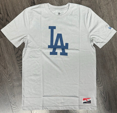 Los Angeles Dodgers Mens New Era T-Shirt Grey