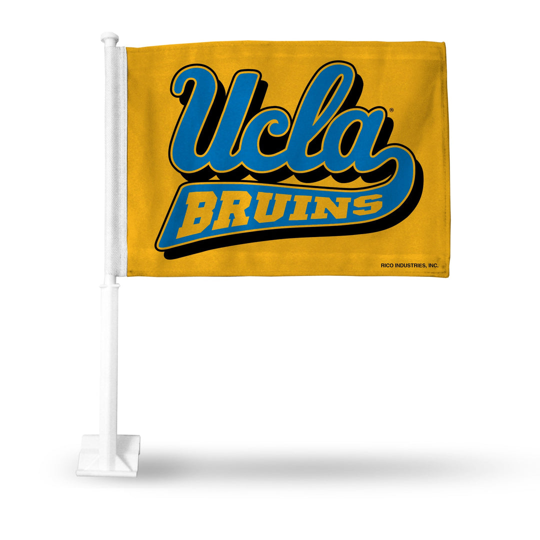 UCLA Bruins Auto Tailgating Truck or Car Flag Yellow - THE 4TH QUARTER