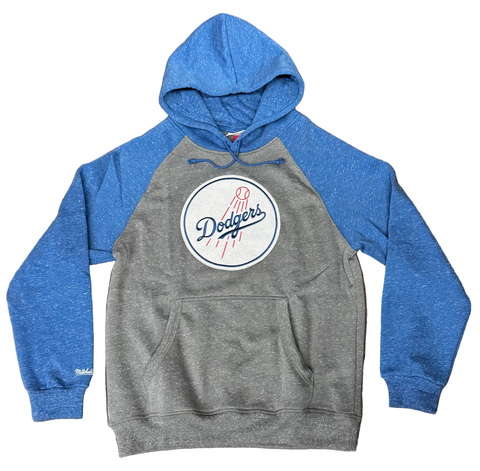 Los Angeles Dodgers Mens Sweatshirt Mitchell & Ness Winning Streak Pullover Hoodie Fleece