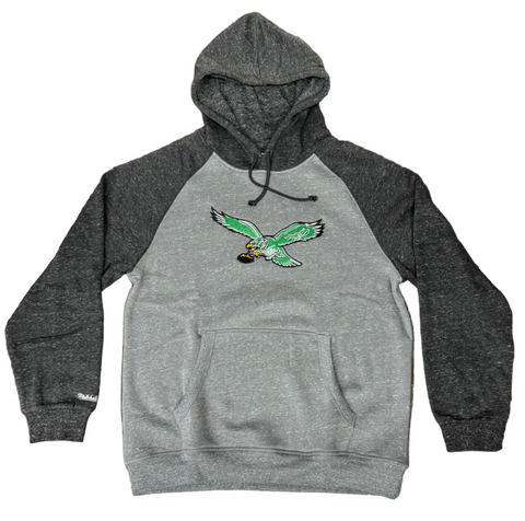 Philadelphia Eagles Mens Sweatshirt Mitchell & Ness Winning Streak Pullover Hoodie Fleece