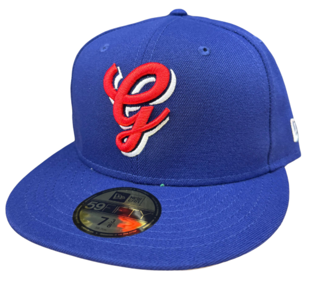 Generales de Durango Fitted New Era 59Fifty Mexican LMB Red Logo Blue Hat Cap - THE 4TH QUARTER