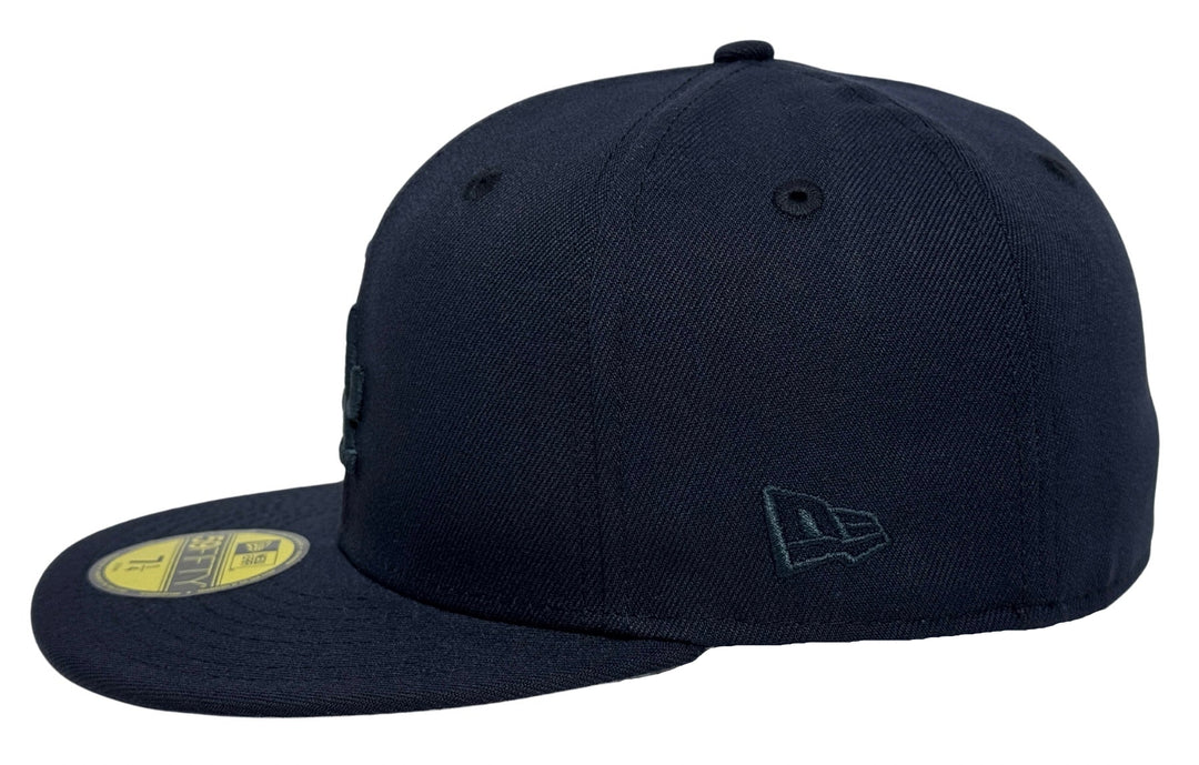 Los Angeles Dodgers Fitted New Era 59Fifty Bicentennial Navy Tonal Cap Hat Grey UV - THE 4TH QUARTER
