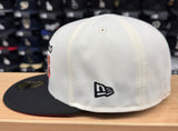 San Francisco 49ers Fitted New Era 59Fifty 30th Chrome Black Cap Hat Red UV