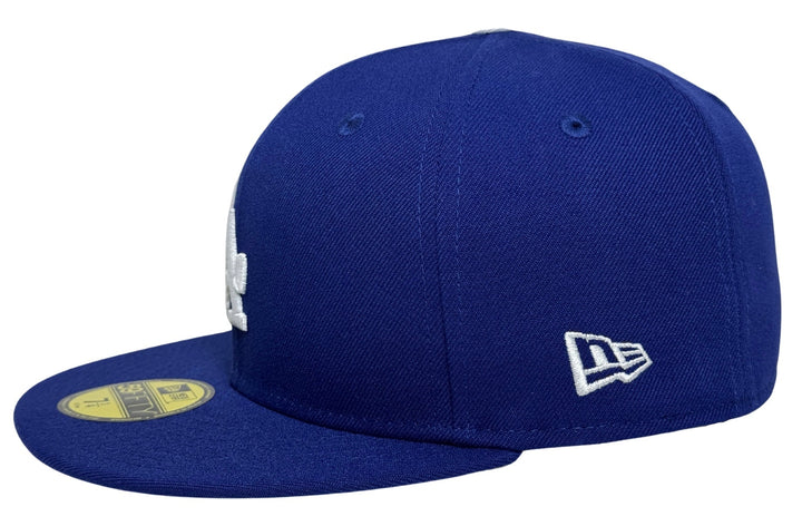 Los Angeles Dodgers Fitted New Era 59Fifty 2024 WSC Trophy Blue Cap Hat Green UV - THE 4TH QUARTER