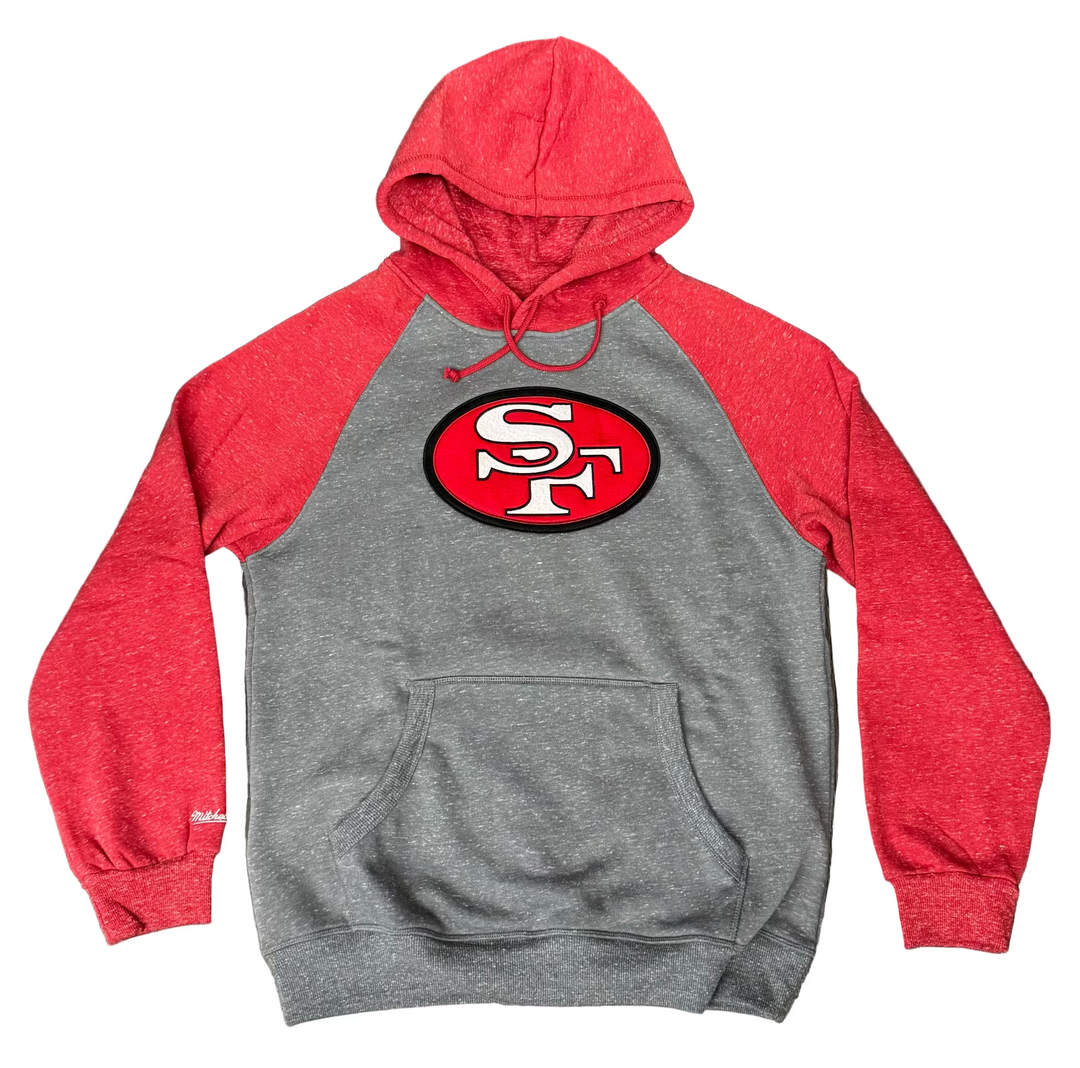 San Francisco 49ers Mens Sweatshirt Mitchell & Ness Winning Streak Pullover Hoodie Fleece - THE 4TH QUARTER