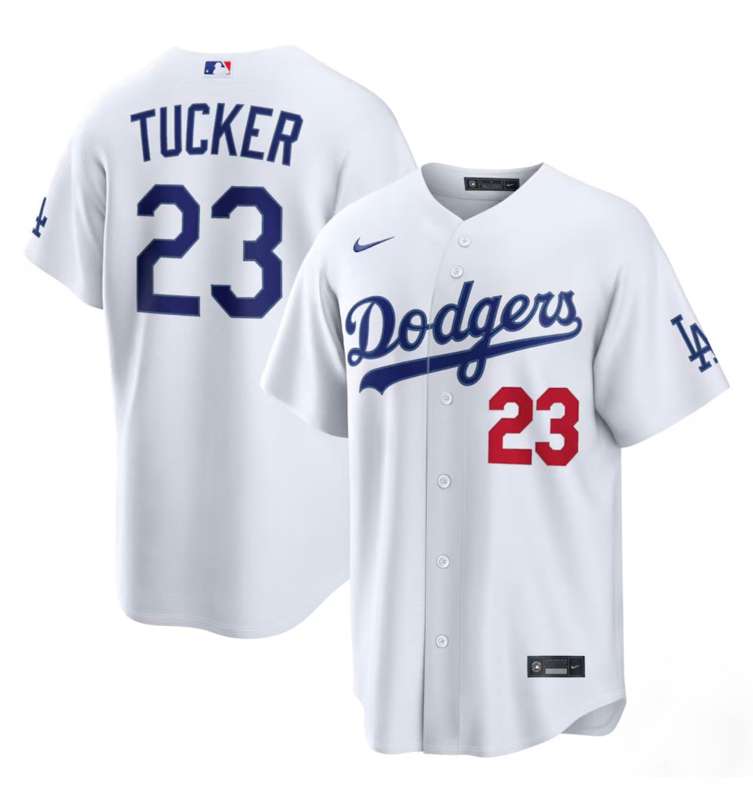 Kyle Tucker Los Angeles Dodgers Home Stadium Jersey - White - THE 4TH QUARTER