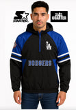 Los Angeles Dodgers Mens Prospect 1/4 Zip Starter Jacket