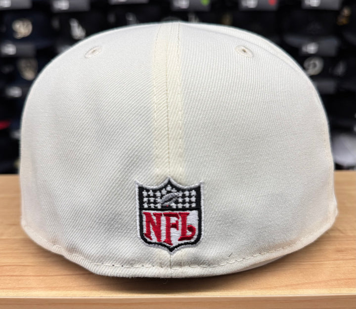 San Francisco 49ers Fitted New Era 59Fifty 30th Chrome Black Cap Hat Red UV - THE 4TH QUARTER