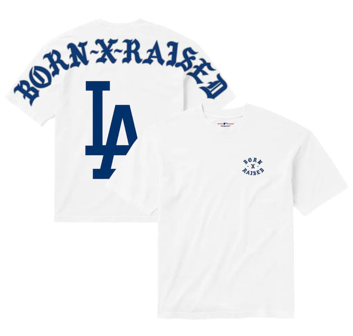 Los Angeles Dodgers Unisex Born x Raised Eyebuster T-Shirt White