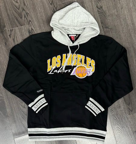 Los Angeles Lakers Mens Mitchell & Ness Vintage Logo Hoodie