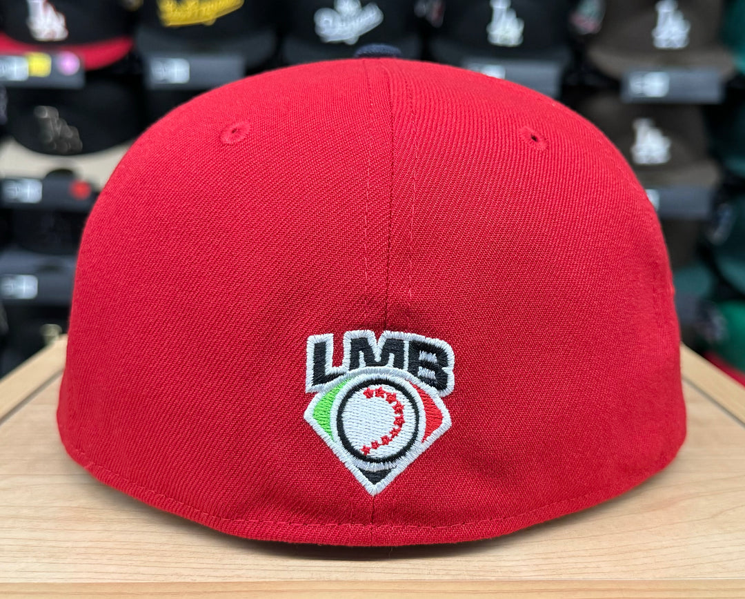 El Águila de Veracruz New Era 59Fifty Estrellas Patch Fitted Red Navy Hat Cap Black UV - THE 4TH QUARTER