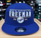 Los Angeles Dodgers Snapback 9Fifty New Era 2024 Freeman World Series MVP Hat Cap