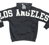Los Angeles Dodgers Mens Sweatshirt Pro Standard Wingspan Black White Hoodie