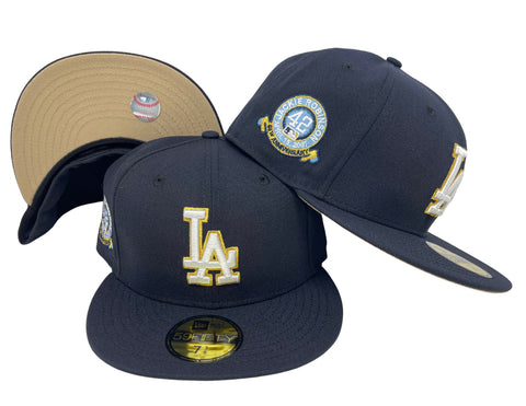 NEW ERA 59FIFTY MLB LOS ANGELES DODGERS 50TH JACKIE ROBINSON ANNIVERSARY  TWO TONE / GREY UV FITTED CAP