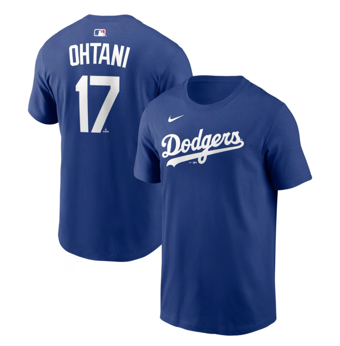 Shohei Ohtani Los Angeles Dodgers Home Name & Number T-Shirt - Royal - THE 4TH QUARTER
