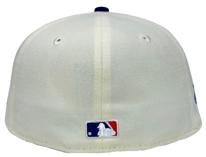 Los Angeles Dodgers Fitted New Era 59Fifty 2024 WSC Diamond Chrome Blue Cap Hat Grey UV - THE 4TH QUARTER
