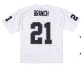 Los Angeles Raiders Mens Jersey Mitchell & Ness #21 Cliff Branch 1980 Legacy White