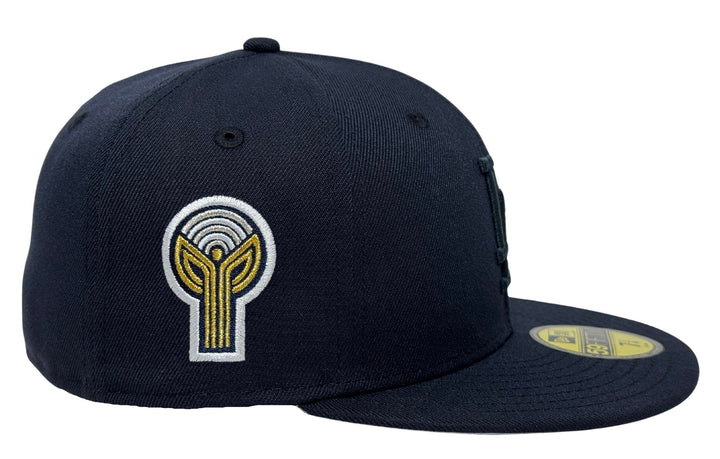 Los Angeles Dodgers Fitted New Era 59Fifty Bicentennial Navy Tonal Cap Hat Grey UV - THE 4TH QUARTER