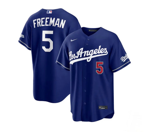 Freddie Freeman Los Angeles Dodgers Alternate Stadium Jersey - Royal - THE 4TH QUARTER