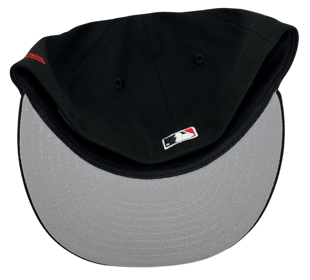 Los Angeles Dodgers Fitted New Era 59Fifty 2024 WSC Diamond Black Cap Hat Grey UV - THE 4TH QUARTER
