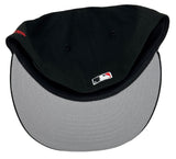 Los Angeles Dodgers Fitted New Era 59Fifty 2024 WSC Diamond Black Cap Hat Grey UV