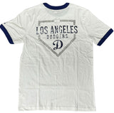 Los Angeles Dodgers Mens T-Shirt New Era White Diamond Tee