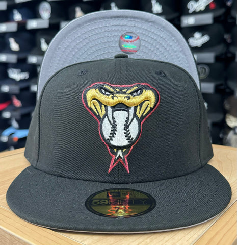 Arizona Diamondbacks Fitted New Era 59Fifty Black Cap Hat Arizona Diamondbacks Fitted New Era 59Fifty Black Cap Hat