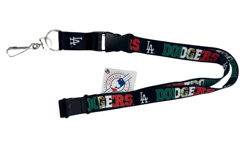 Los Angeles Dodgers Keychain Badge Lanyard Tickets Holder Mexico Colors