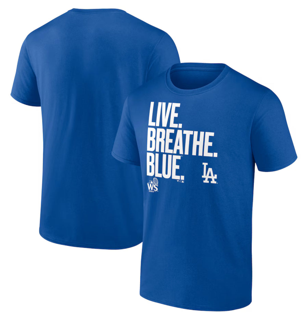 Los Angeles Dodgers Mens 2024 World Series Closer T-shirt - THE 4TH QUARTER