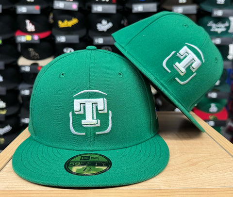 Olmecas de Tabasco New Era 59Fifty Fitted Green Hat Cap Black UV