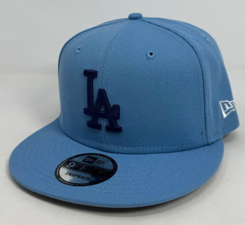 Los Angeles Dodgers Snapback New Era Sky Cap Hat Grey UV