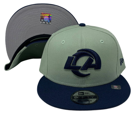 Los Angeles Rams Snapback New Era 9Fifty Color Pack Sage Green Navy Cap Hat