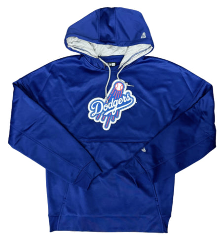 Los Angeles Dodgers Mens Sweatshirt New Era Club 2024 Blue Pullover Hoodie