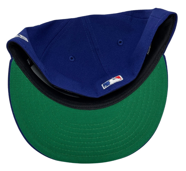 Los Angeles Dodgers Fitted New Era 59Fifty 2024 WSC Trophy Blue Cap Hat Green UV - THE 4TH QUARTER
