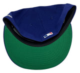 Los Angeles Dodgers Fitted New Era 59Fifty 2024 WSC Trophy Blue Cap Hat Green UV