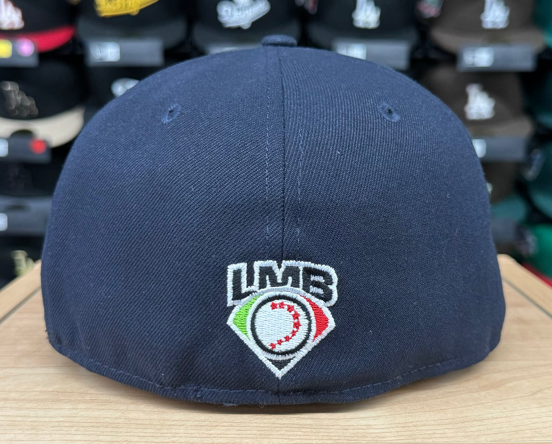 Tigres de Quintana Roo New Era 59Fifty Home Fitted Navy Hat Cap Black UV - THE 4TH QUARTER
