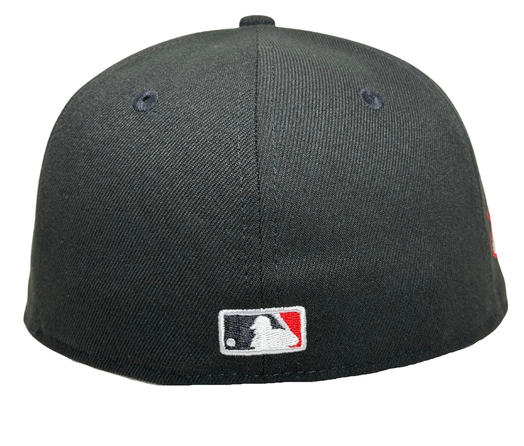 Los Angeles Dodgers Fitted New Era 59Fifty 2024 WSC Diamond Black Cap Hat Grey UV - THE 4TH QUARTER