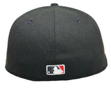 Los Angeles Dodgers Fitted New Era 59Fifty 2024 WSC Diamond Black Cap Hat Grey UV
