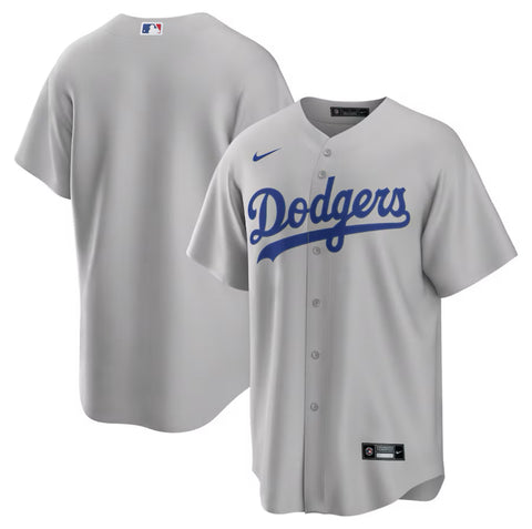 Los Angeles Dodgers Men's Grey Road Replica Jersey