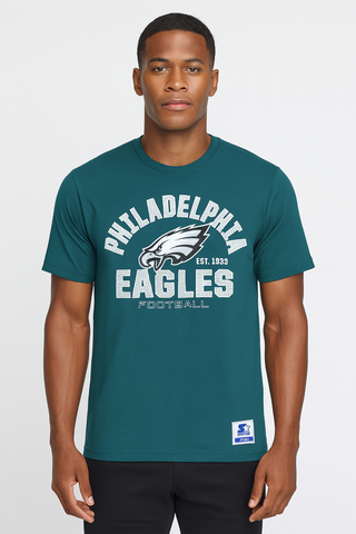 Philadelphia Eagles Mens T-Shirt Starter Defender Tee