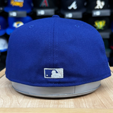 Dodgers Fitted New Era 59Fifty Lowrider Blue Cap Hat Grey UV