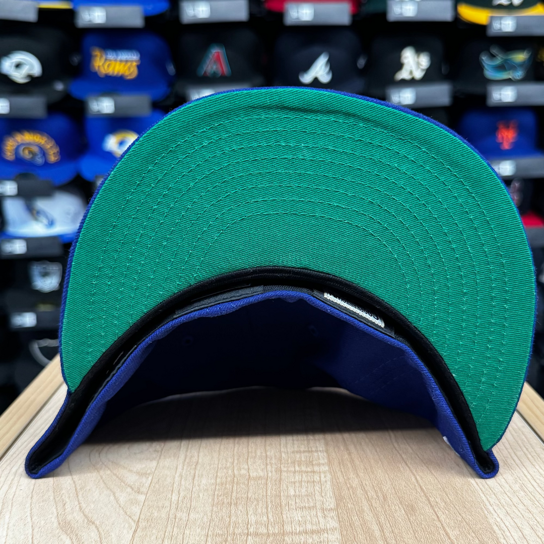 Dodgers Fitted New Era 59Fifty Lowrider Blue Cap Hat Grey UV