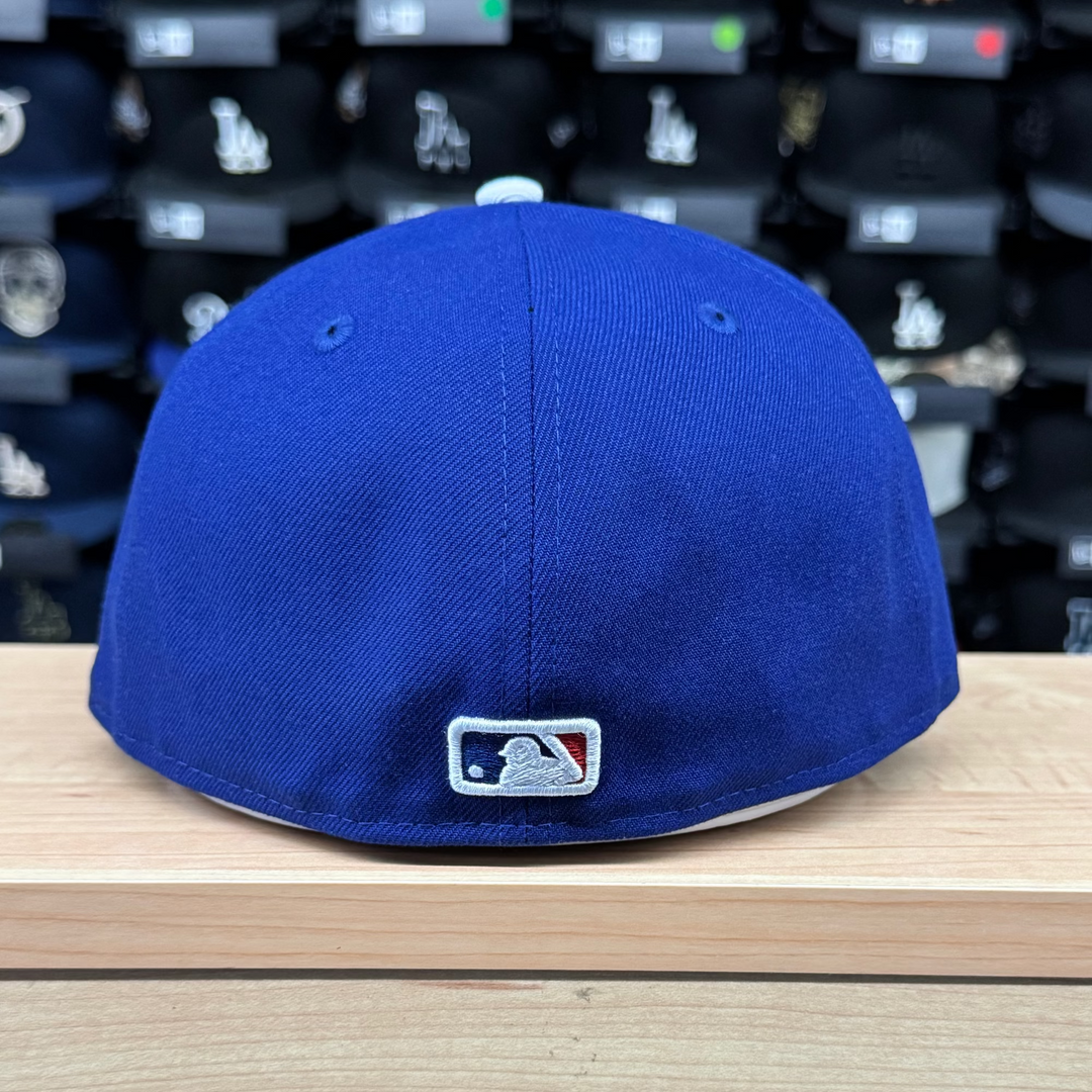 Los Angeles Dodgers Fitted New Era 59Fifty East LA Gothic Cap Hat Grey UV - THE 4TH QUARTER