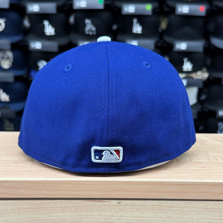 Los Angeles Dodgers Fitted New Era 59Fifty East LA Gothic Cap Hat Grey UV - THE 4TH QUARTER