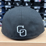 Yaquis de Obregon Fitted New Era 59Fifty Plumita Patch Black Hat Grey UV