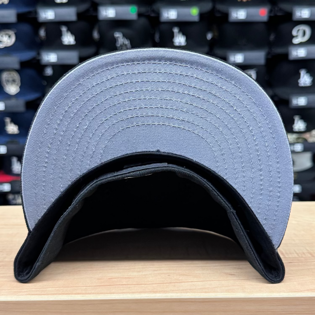Yaquis de Obregon Fitted New Era 59Fifty Plumita Patch Black Hat Grey UV - THE 4TH QUARTER